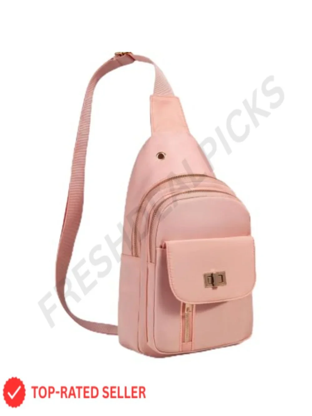 Waterproof Nylon Sling Bag Crossbody Anti-Theft Travel Hiking Backpack